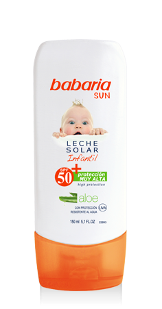 BABARIA LECHE SOLAR INFANTIL SPF 50+ 150 ml